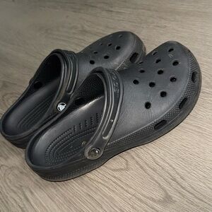 Black crocs  
Size 7-9
